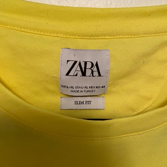 Yellow Zara Men's t-shirt. - Picture 3 of 3